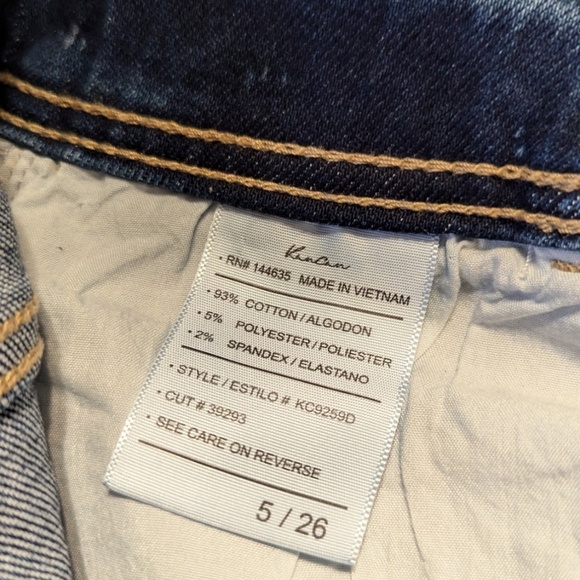 Kancan Sofina Ultra High Rise Belted Blue Jean - Picture 4 of 5